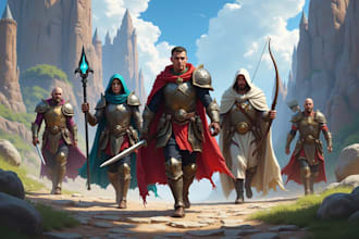 make a consistent character for your game or dnd party