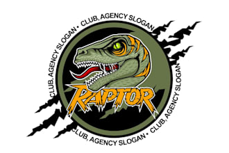 design high quality raptor logo with satisfaction guaranteed
