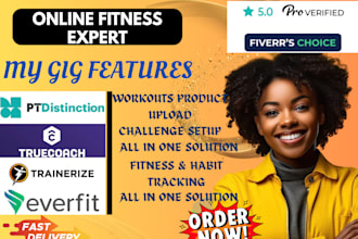 upload workouts on everfit trainerize truecoach pt distinction and automation