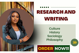 research and write on culture, history, sociology, philosophy