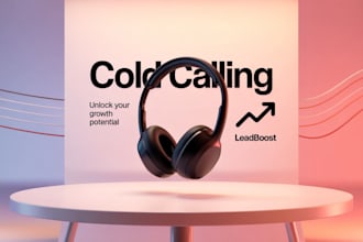 cold call b2b, b2c telemarketing  and set appointments real estate call