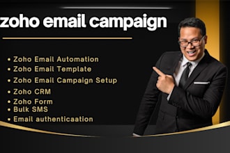 setup zoho crm, zoho email campaign, zoho marketing automations, zoho form