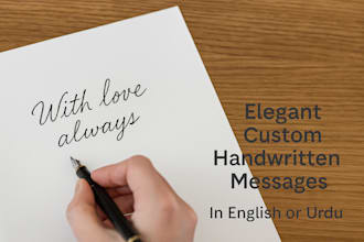 write custom handwritten greeting cards