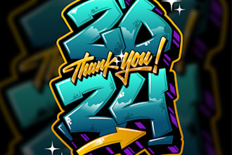 create original custom graffiti for your logo or merchandise
