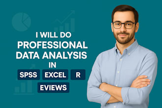 data cleaning, visualization, and analysis using spss, excel, eviews,r, tableau