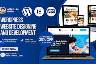 develop wordpress website design and responsive web design