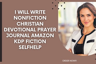 write nonfiction christian devotional prayer journal amazon kdp fiction selfhelp