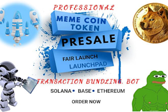 create tax token, presale, launchpad, pump fun, staking, dex