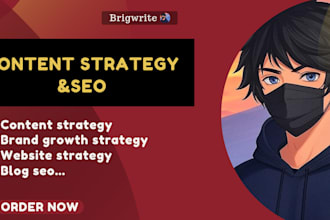 create content strategy for blogs, brand, crypto project, and website