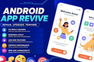 fix android app bugs, optimize performance, and add features