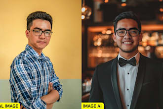 create beautiful ai image headshot generation