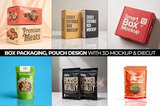 pouch design, packaging design, custom design for your product