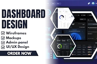 design custom ui ux for interactive dashboard, admin panel, and saas in figma