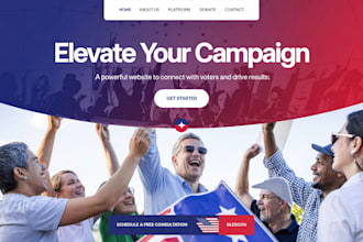 build a winning political campaign website that engages voters