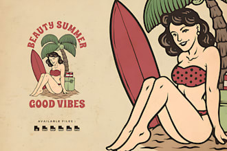 do beauty beach summer pool spa logo with with super color