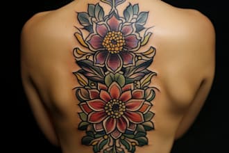design a polynesian maori tribal tattoo