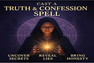 cast powerful truth and confession spell to expose lies in love, business