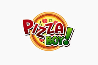 design awesome new pizza restaurant pizza boy logo