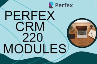 setup perfex crm with 220 modules