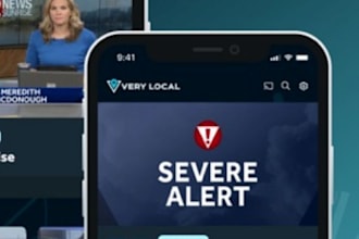 build a weather app, local news app, podcast news app, health news app