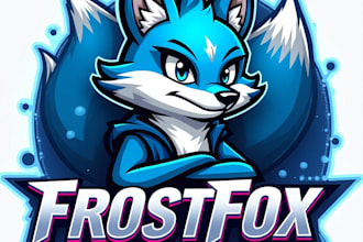 design high quality esport forest fox mascot logo with unlimited revision