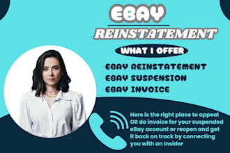 reinstate permanent ebay suspension invoice ebay restriction with appeal letter