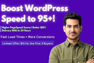 do wordpress page speed optimization to 95