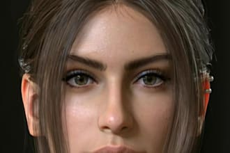 create 3d metahuman character, 3d game character, 3d animation for you