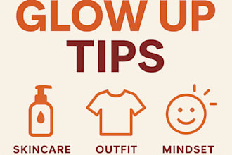 give you glow up and self improvement tips