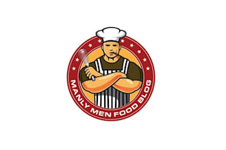 design restaurant fast food or food blog logo