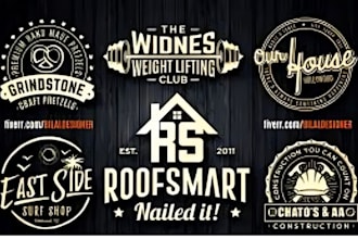 do vintage , retro , classic , hipster badge , banner or business logo design