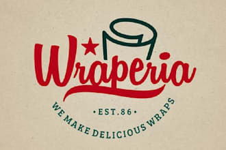 design elegant fast food franchise logo