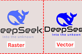 convert jpg, png, PSD logo to high quality vector format