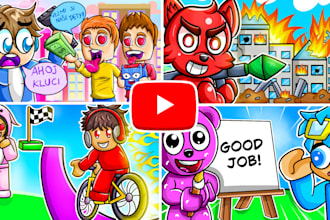 draw cartoon roblox thumbnails