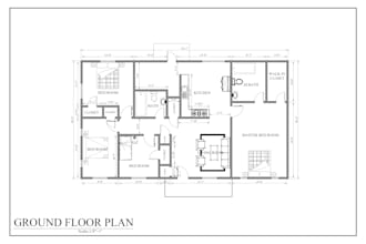 redraw 2d floor plan for real estate agent, property manager