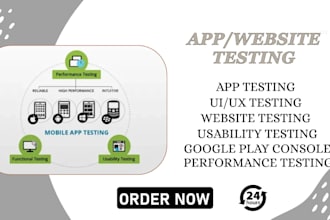professionally test and QA review your ios app website or your online store
