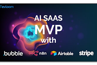 build your ai saas mvp using bubble, n8n, supabase, stripe