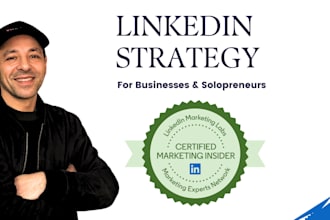 create a full linkedin digital marketing strategy