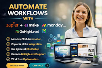 be your zapier, ghl, monday expert, gohighlevel expert, clone ghl, german ghl