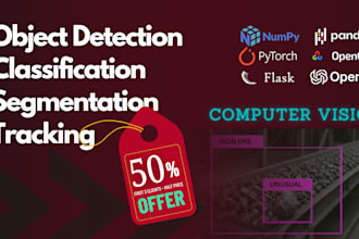 do computer vision, image processing, detections, segmentations, classifications