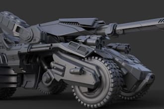do custom 3d hard surface model, 3d vehicle, amour tank, air craft  for 3d print