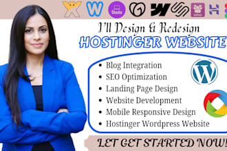 redesign wix website, hostinger website, duda, odoo website, webador, godaddy
