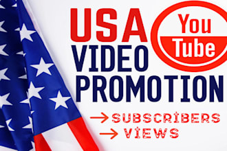do organic USA UK youtube video promotion to boost views subscribers monetize
