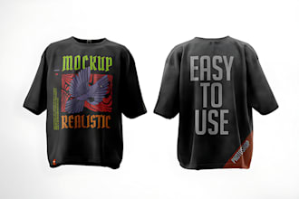 make typography t shirt logo and graphic t shirt design