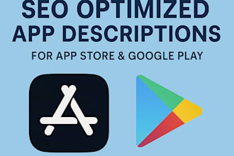 write aso optimized app descriptions for ios and android