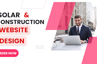 design a professional wordpress website for your solar or construction company