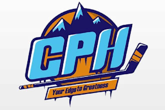 design wonderful stand out hockey camp logo