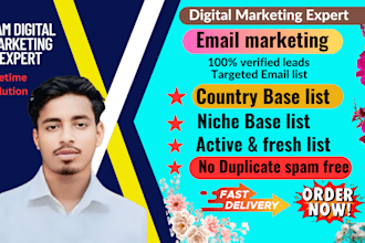 provide you 20k niches target and verified email list