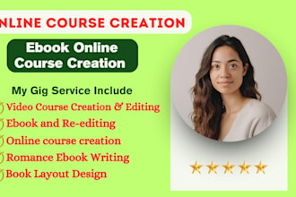 do ebook online course, online course creation, lesson plan