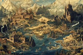 create maps for your fantasy game, book and projects